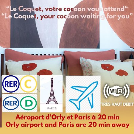 Le Coquet A 20Min De Paris Et De L'Aeroport D'Orly Leilighet Juvisy-sur-Orge Eksteriør bilde